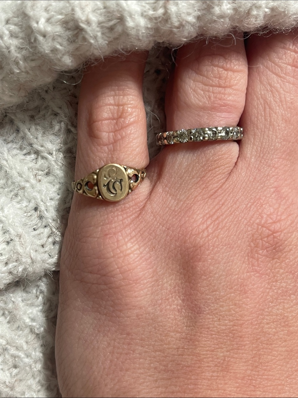 Antique Gold Signet Ring- Women's Jewelry